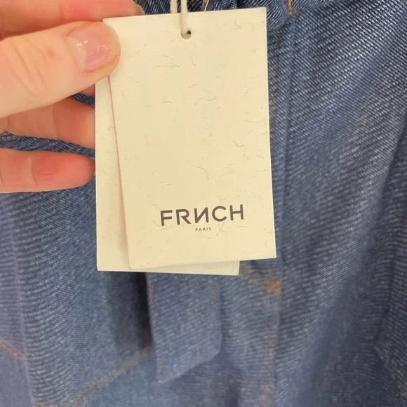 NWT - FRNCH Paris High Waist Denim Pants​​​​​​​​​​​​​​​ - Picture 4 of 11